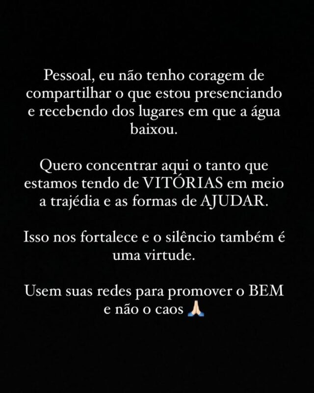Usem suas redes com sabedoria 🙏🏻✨

Doe PIX: SOSRS@BRASACHURCH.COM